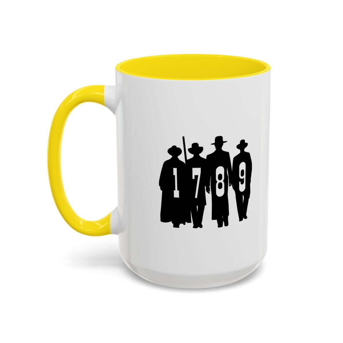 1789 Silhouette Accent Coffee Mug — Gift (11/15oz)