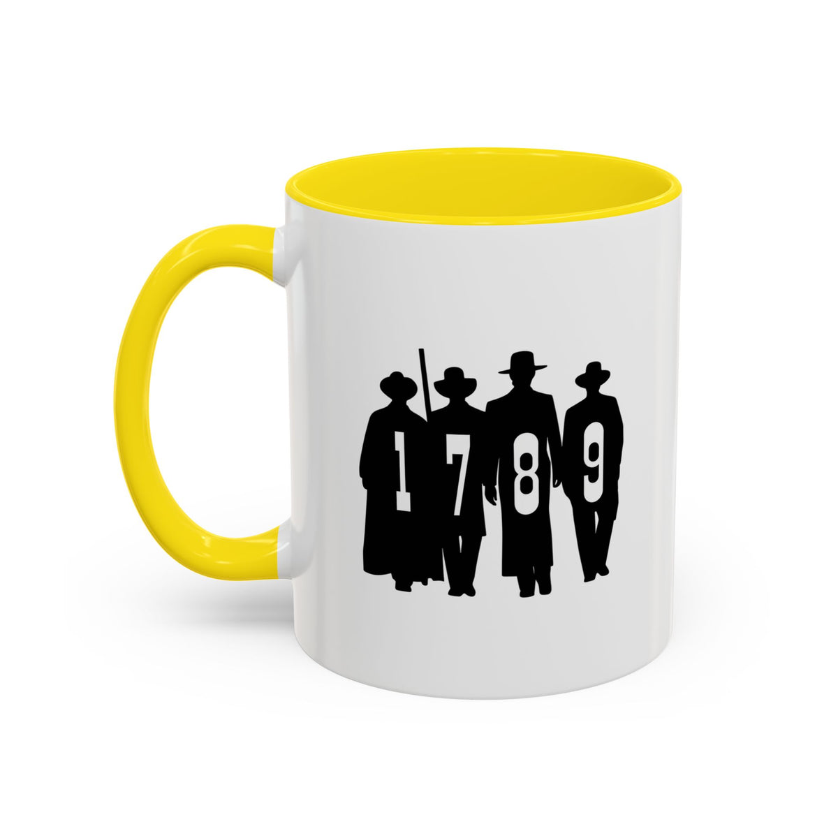 1789 Silhouette Accent Coffee Mug — Gift (11/15oz)