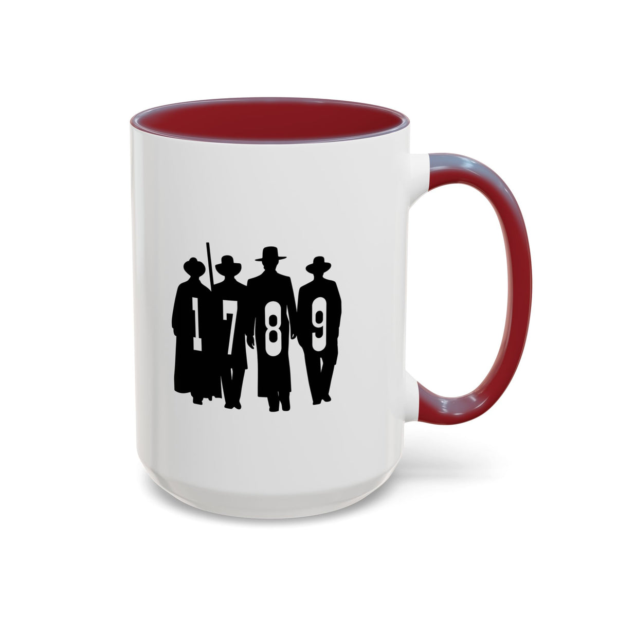 1789 Silhouette Accent Coffee Mug — Gift (11/15oz)