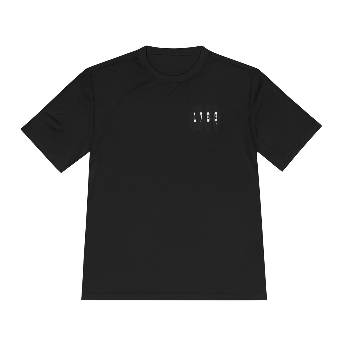 1789 Silhouette Tee — Small Chest Graphic Shirt