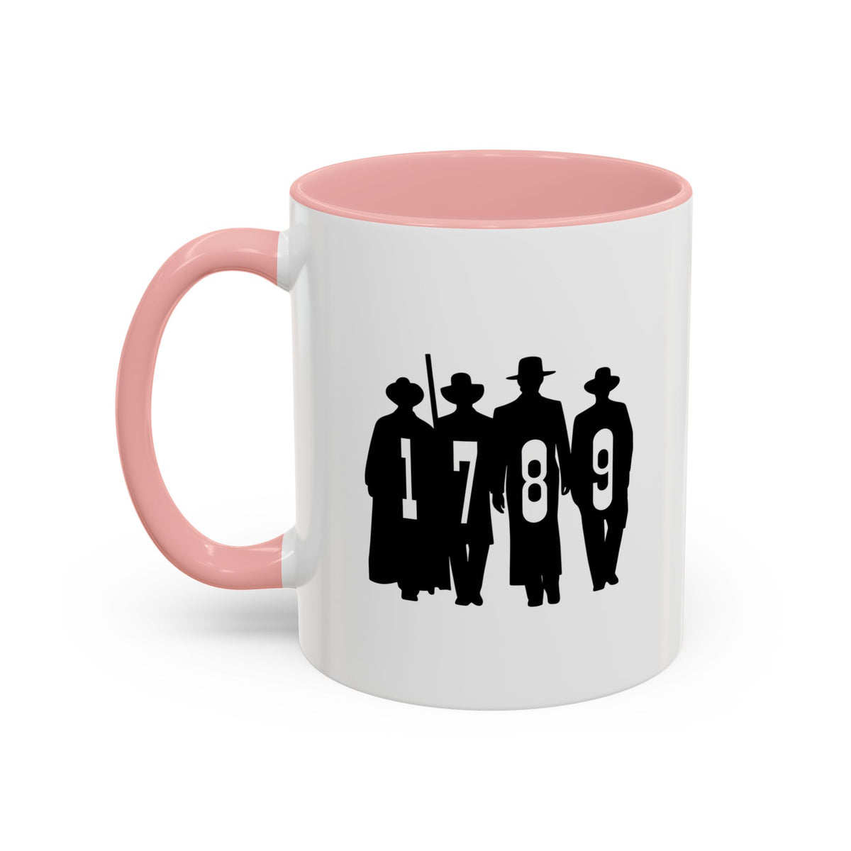 1789 Silhouette Accent Coffee Mug — Gift (11/15oz)