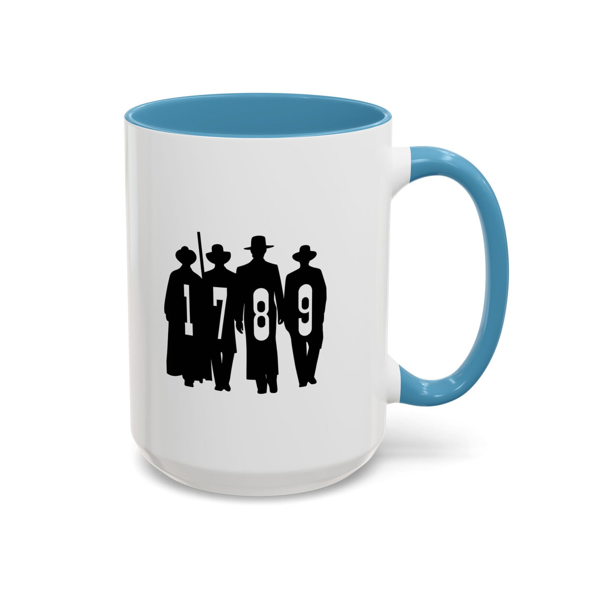 1789 Silhouette Accent Coffee Mug — Gift (11/15oz)