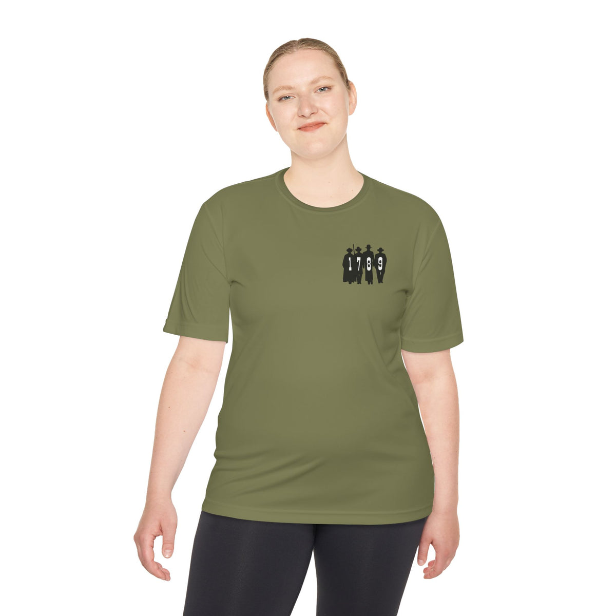 1789 Silhouette Tee — Small Chest Graphic Shirt