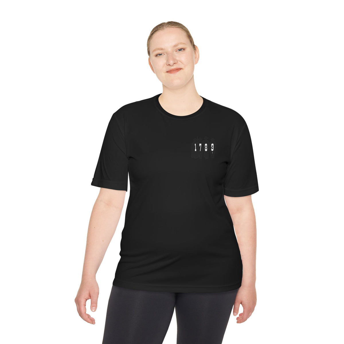 1789 Silhouette Tee — Small Chest Graphic Shirt