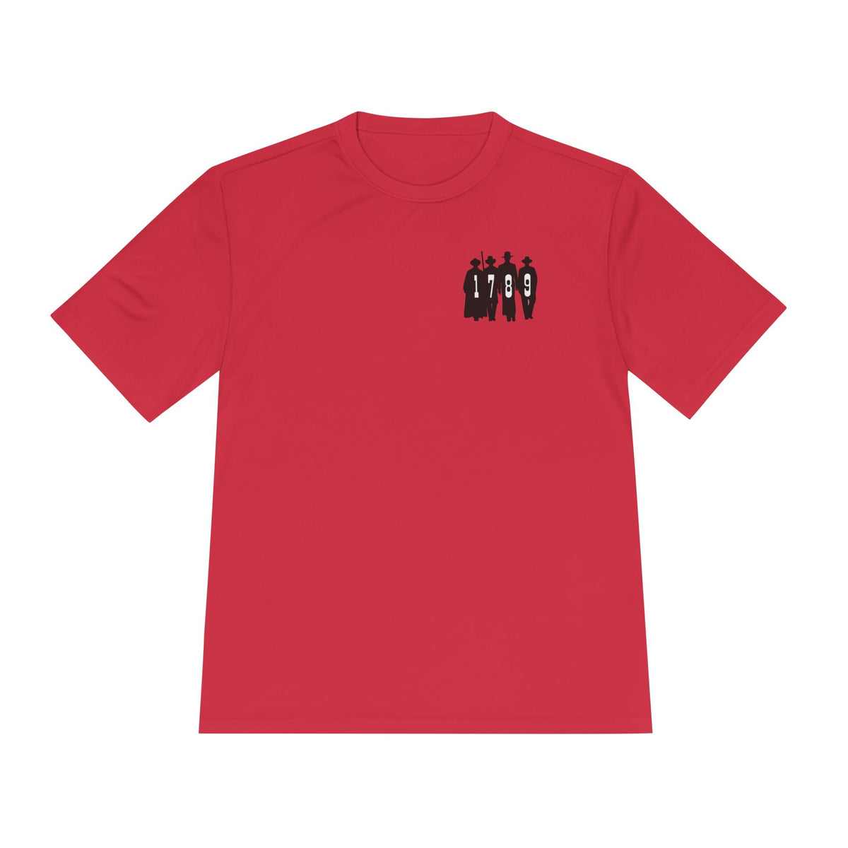 1789 Silhouette Tee — Small Chest Graphic Shirt