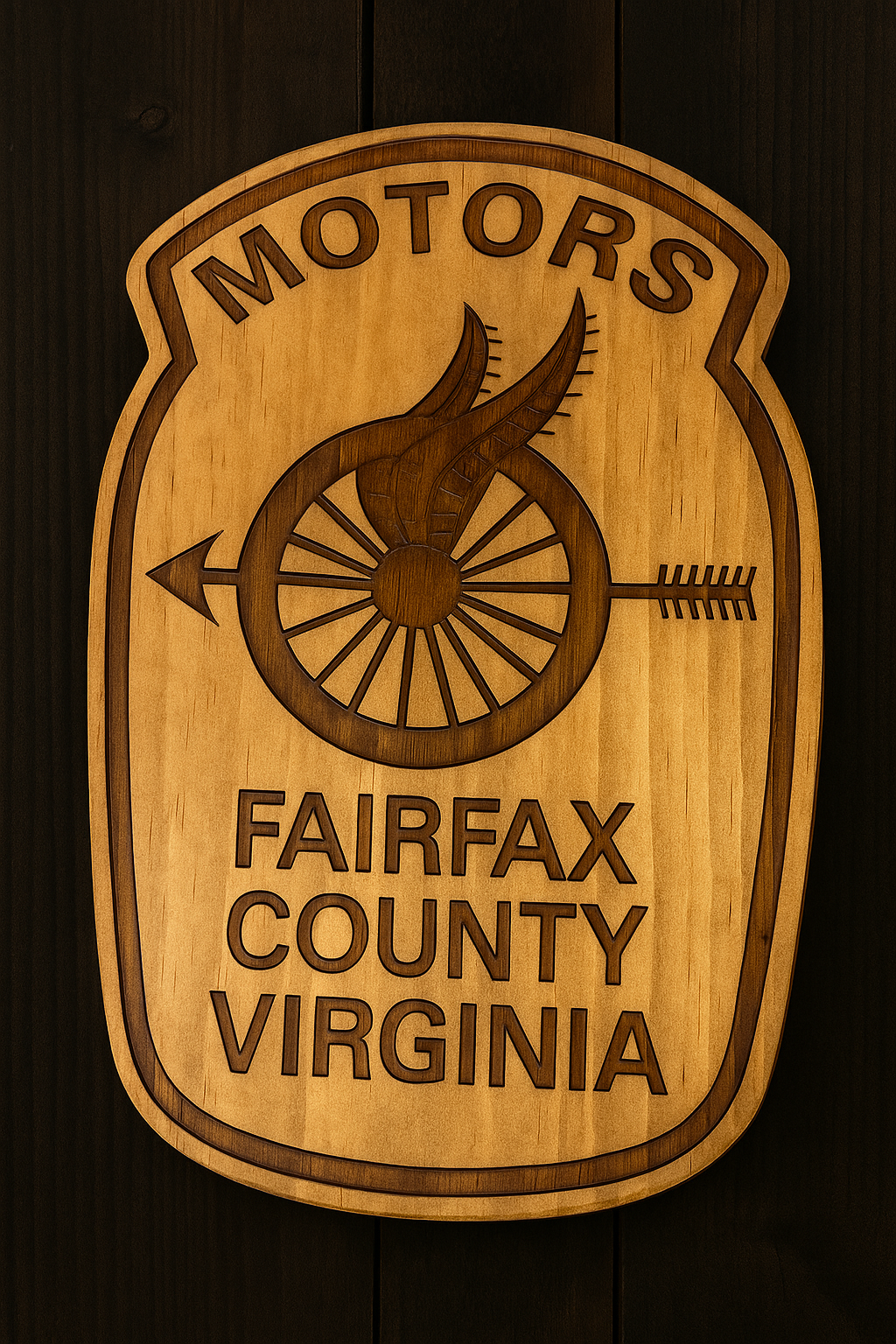 Personalized engraved wooden plaque for awards, recognition, or gifts